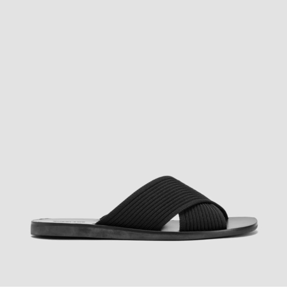 🖤 Everlane Day Crossover Sandals – Black ReKnit (Size 8.5) - Picture 4 of 10